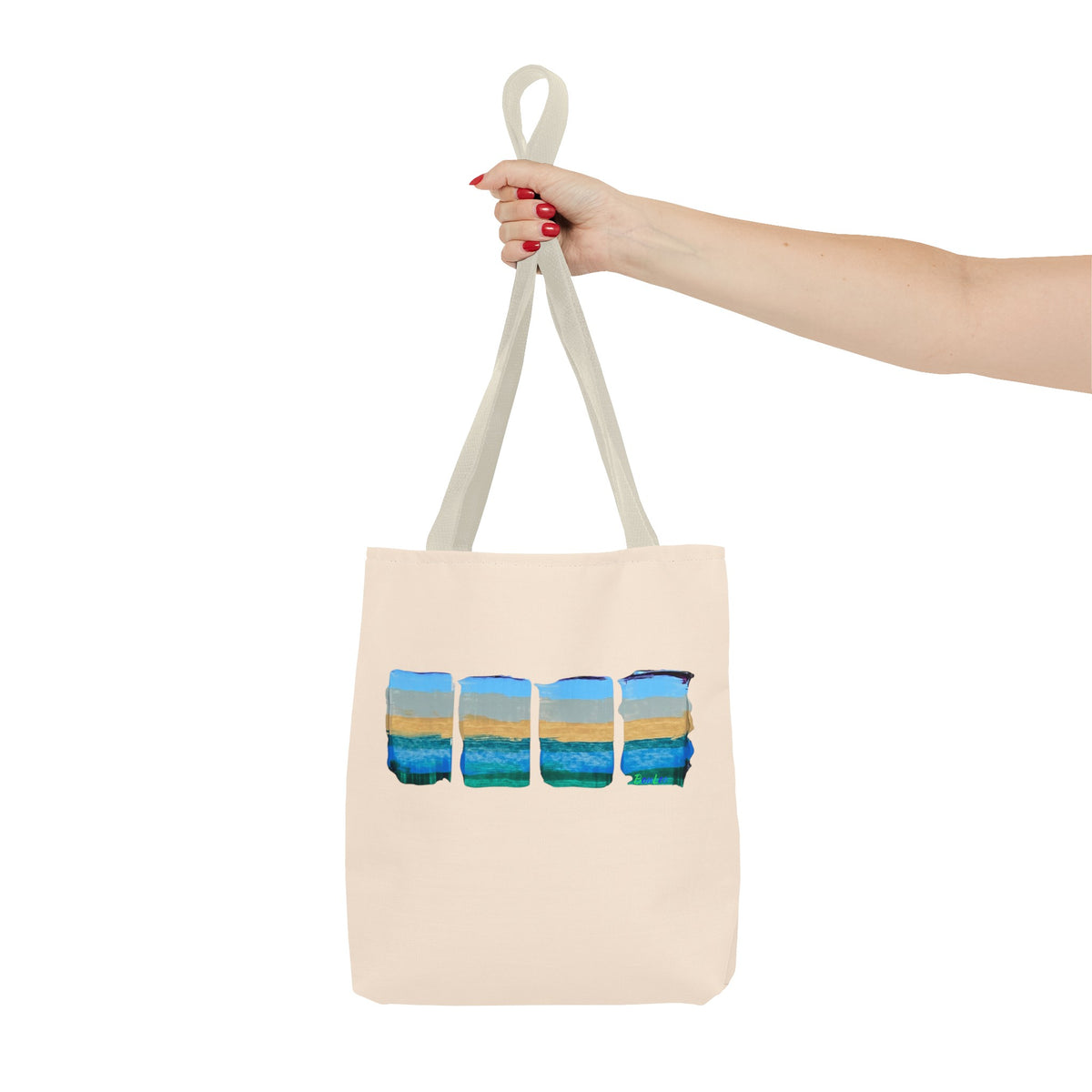 Ocean In Motion Beach Tote in Blues