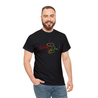 Holiday Cheer Neon Celebration Cotton Tee