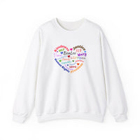 Love & Kindness BonLeo  Unisex Heavy Blend Crewneck Sweatshirt