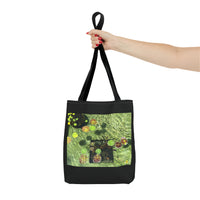 Waterlilies at The Getty Villa, Photograph by Lenny Pinna Tote Bag