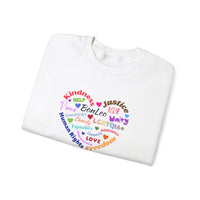 Love & Kindness BonLeo  Unisex Heavy Blend Crewneck Sweatshirt