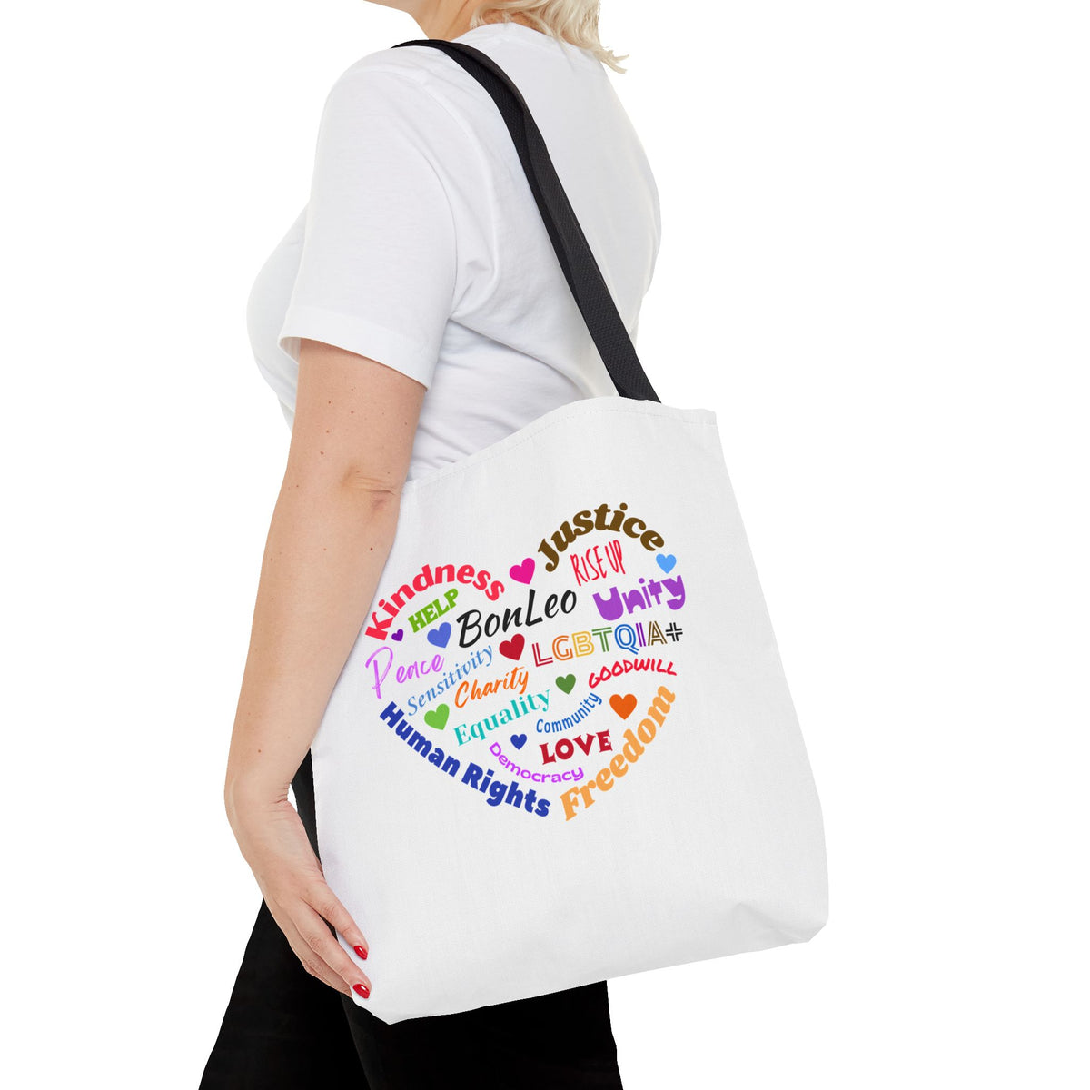 Love & Kindness BonLeo Tote Bag