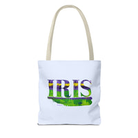 Iris Garden Tote In Purple and Green
