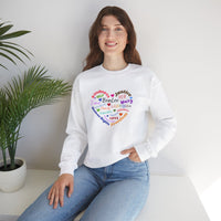 Love & Kindness BonLeo  Unisex Heavy Blend Crewneck Sweatshirt