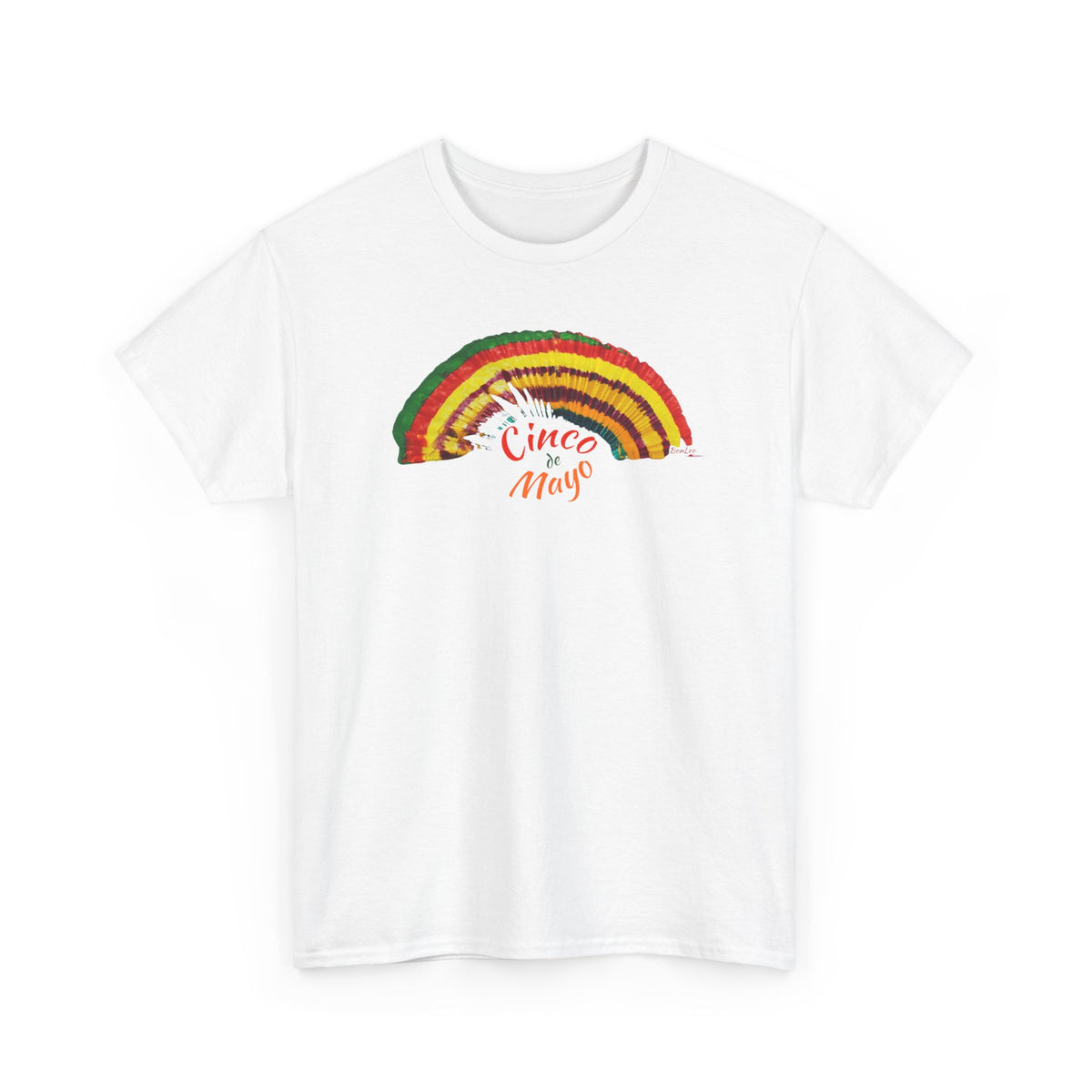 Cinco de Mayo Unisex Heavy Cotton Tee in Traditional Colors
