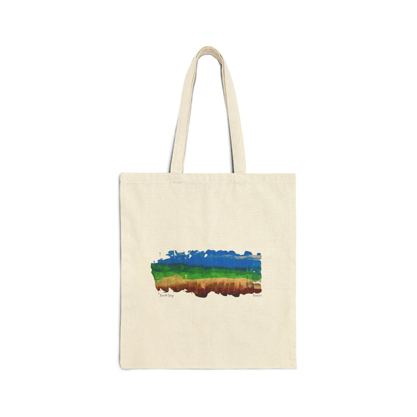 Earth Day Cotton Canvas Tote Bag