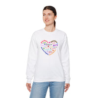 Love & Kindness BonLeo  Unisex Heavy Blend Crewneck Sweatshirt