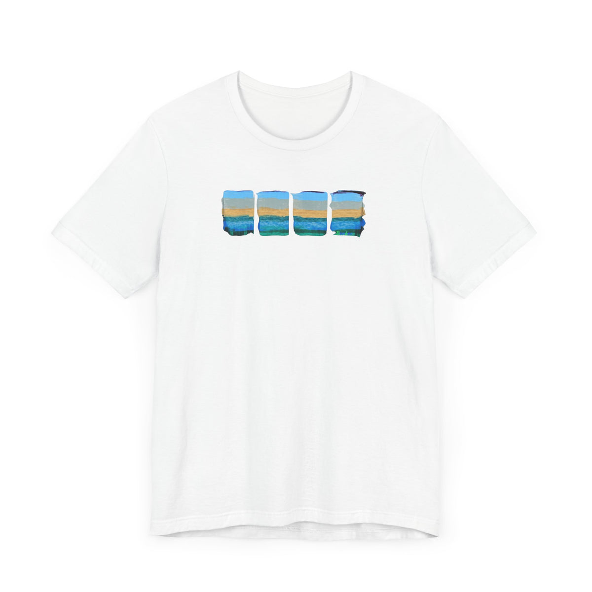 Ocean In Motion Summer Unisex Jersey Short Sleeve Tee
