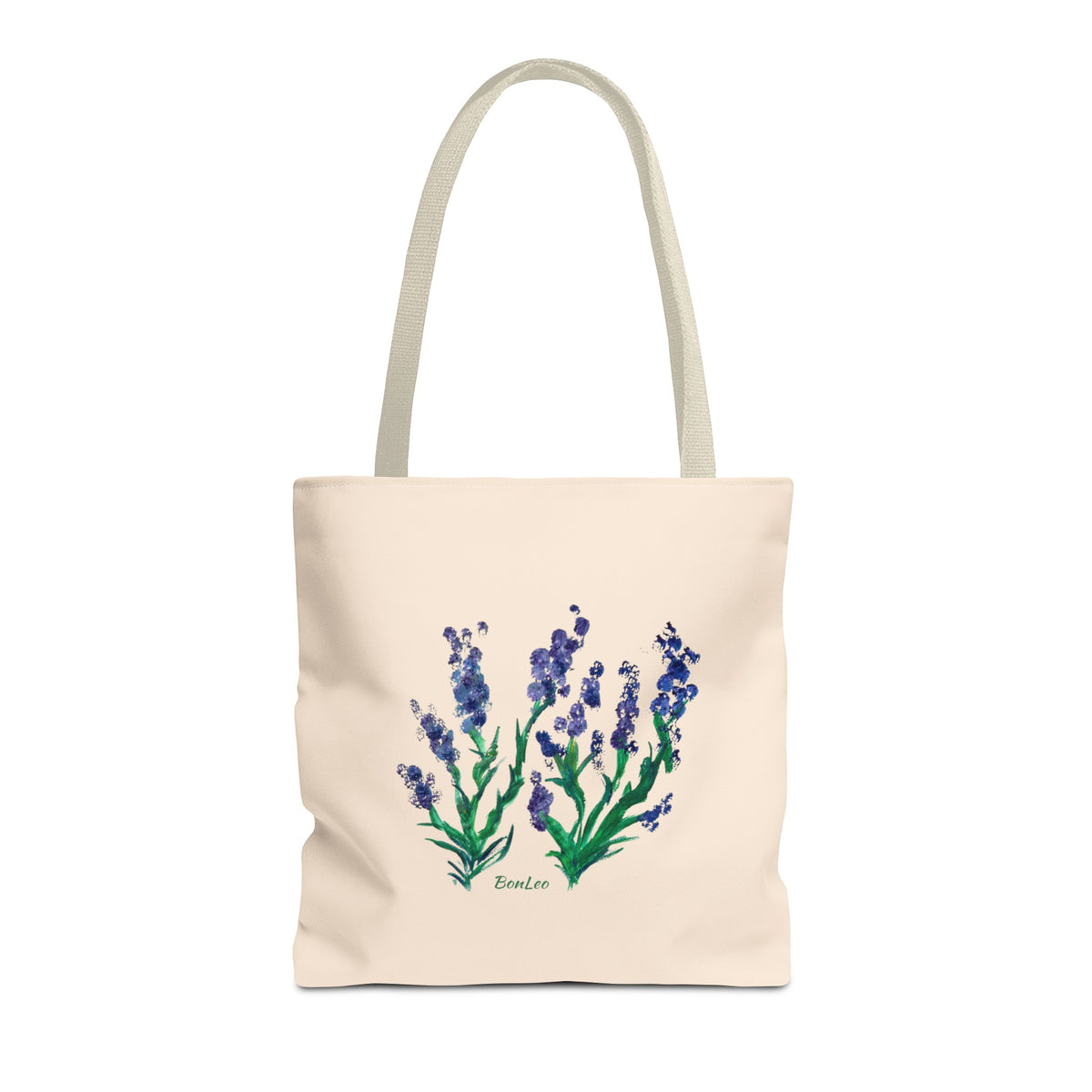 Whimsical Garden Tote Bag Purple Blooms